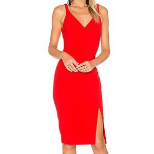 LIKELY red cocktail dress (size 8)